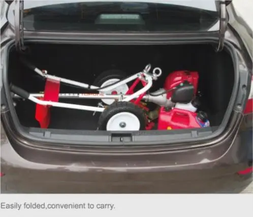 Hand-Push Mini Brush Cutter 52cc grass trimmer, Gasoline Engine