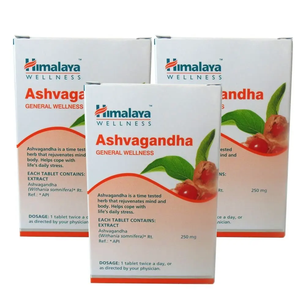 Himalaya Ashwagandha Tablets For Immunity Strength Herbal healthcare Natural Food Supplement From India