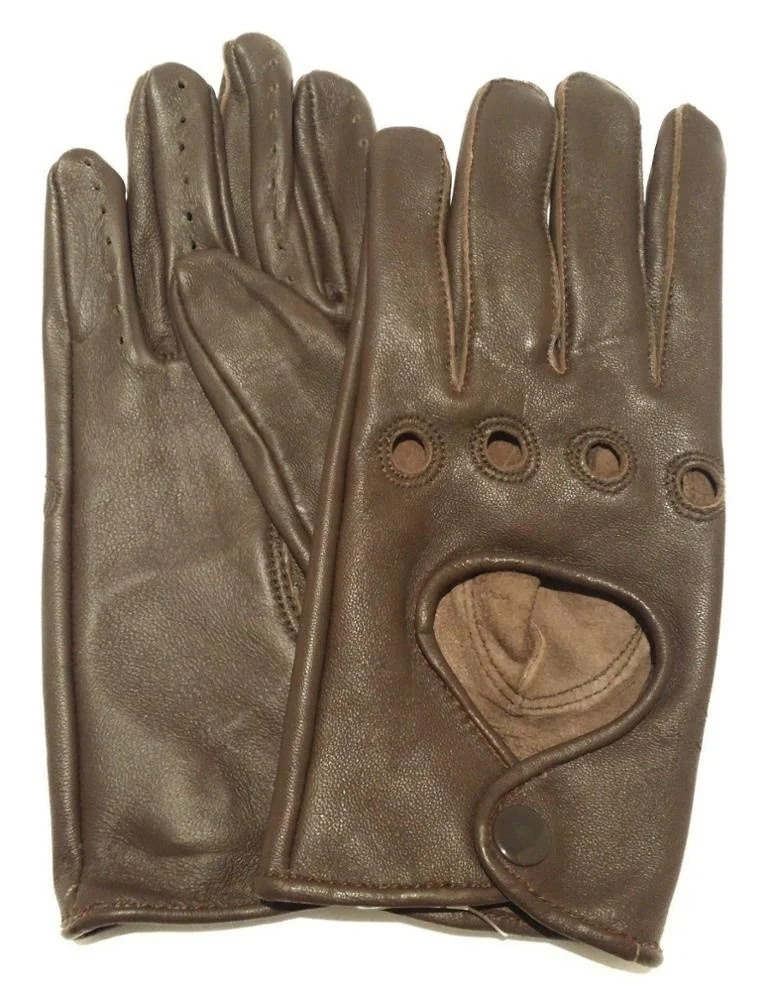 Factory Price Made with Anti Slash Fire Resistant Leather Gloves Security  Leather Gloves Soft Fashion Black
