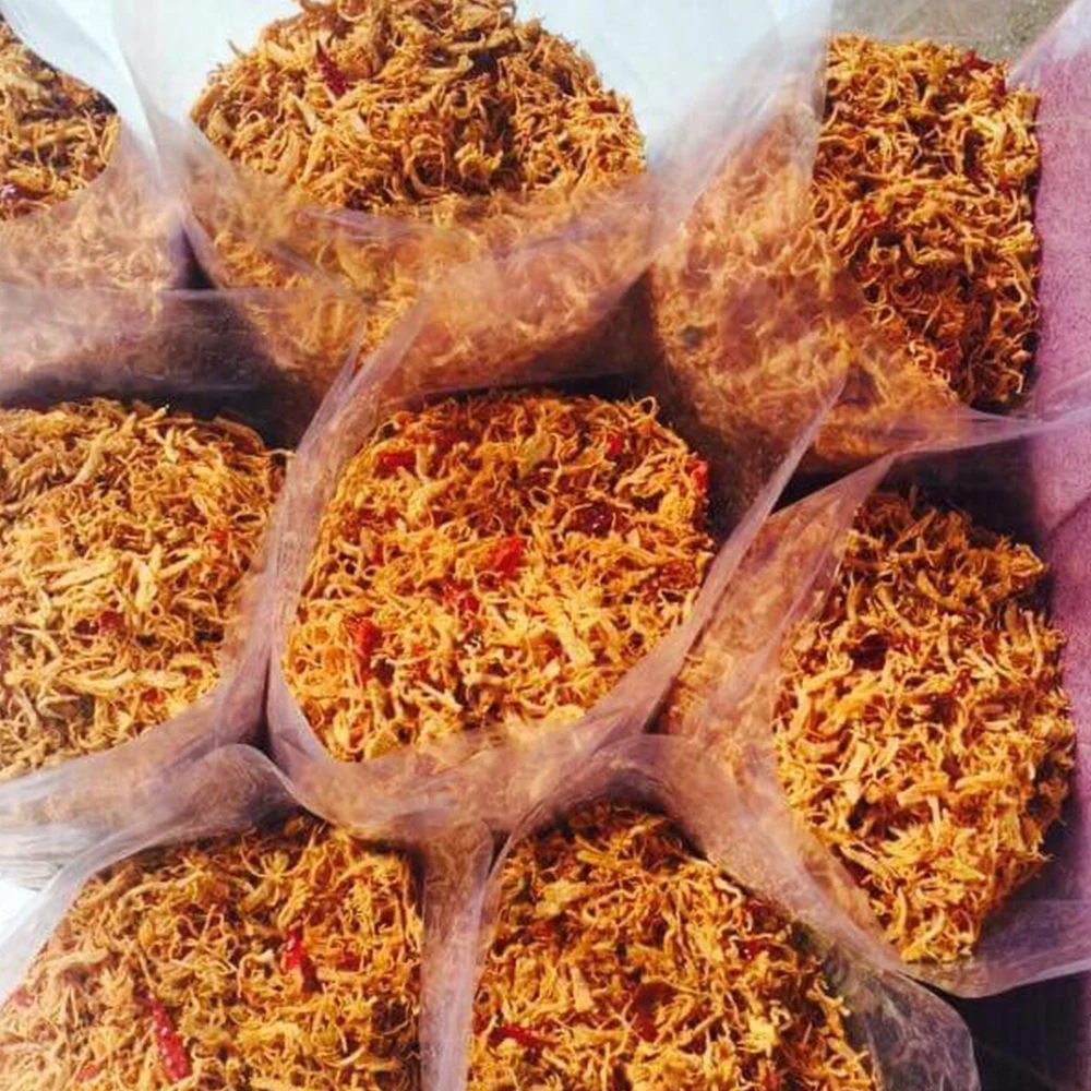 Hot sale Dried Shredded Spicy Chicken with garlic Type 1