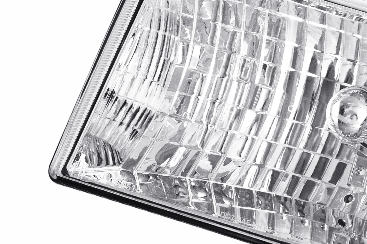 1993-1998 FOR Jeep Grand Cherokee Factory Style Headlights (Chrome Housing/Clear Lens)