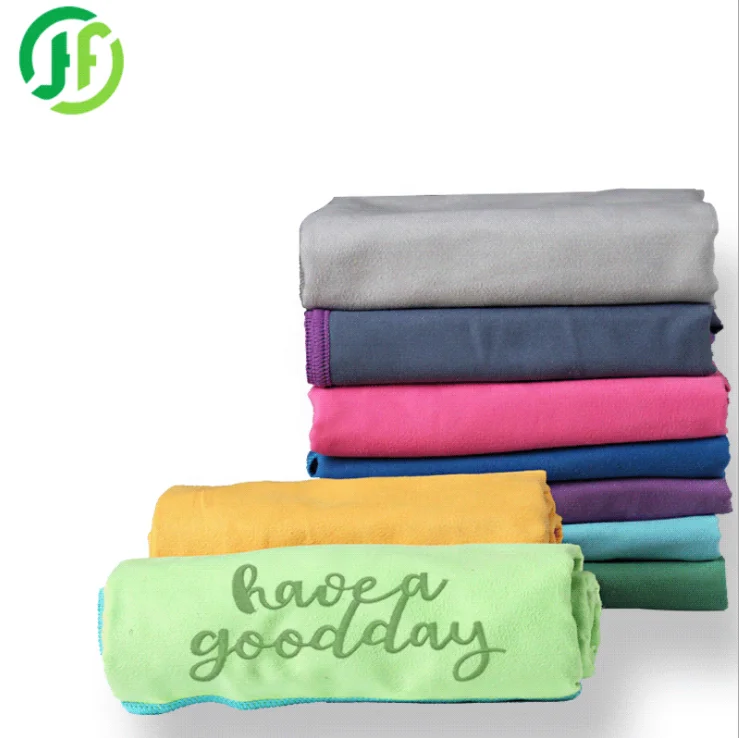 Quick dry custom print eco friendly sport gym non-slip hot microfiber yoga cooling towel