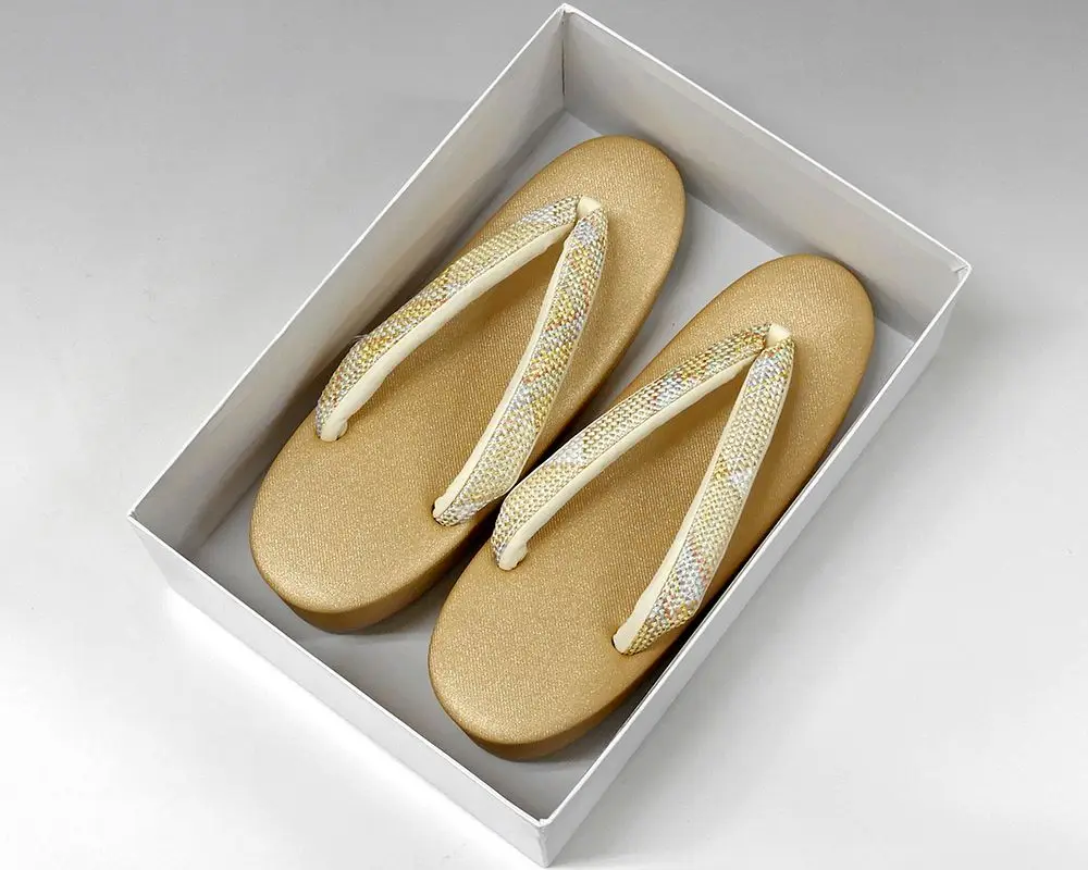 Premium synthetic leather traditional Japanese Zori sandals woman