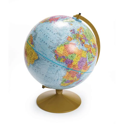 Desktop Political World Globe with Stand