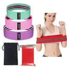  Анти-скольжения окружность бедра петли ремешок из хлопка набор 3 предметов тянущаяся лента для наборы ухода за кожей