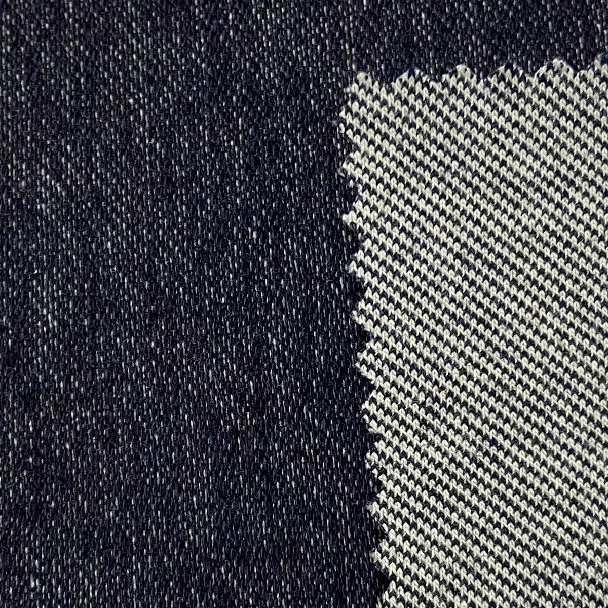  В наличии Selvedge вязаный джинс 95% хлопок 5% спандекс саржевая ткань для одежды рулон