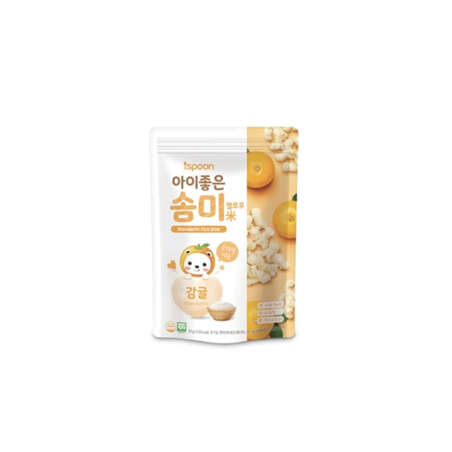 
Fruity Biscuit 100% Korean Organic Ingredients Grain Rice Snacks for Baby 