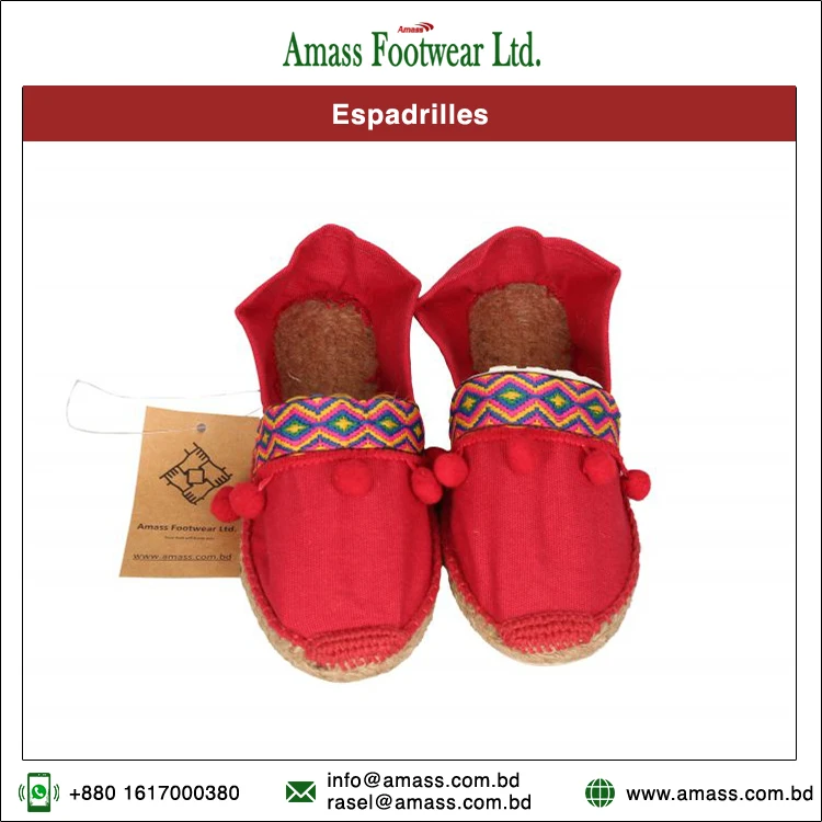 Wholesale Manufacturer & Supplier of Fashionable Trendy Jute Sole Canvas Men Women Unisex Espadrilles Shoes