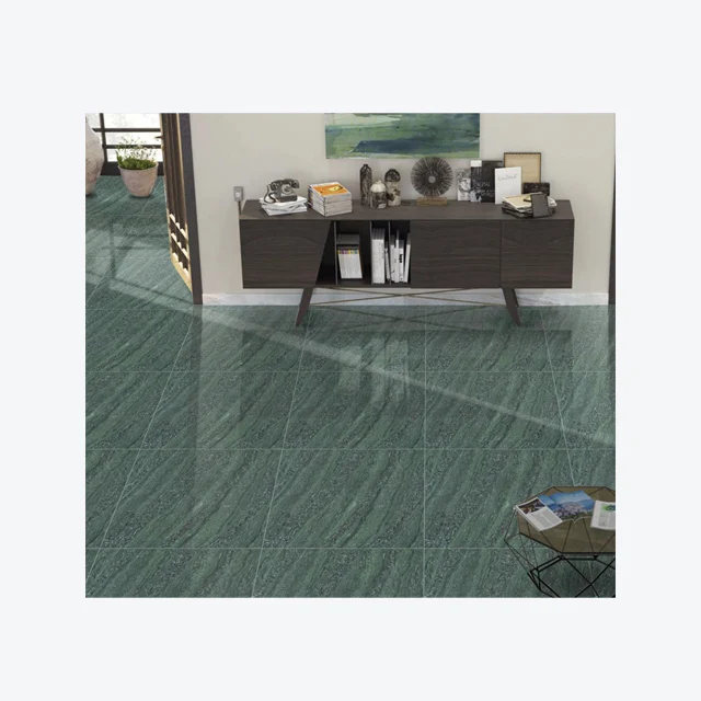 Best Selling Modern Double Charge Floor Tiles High Quality Wood Accents for Villas Glossy Finish Direct India Latest Collection