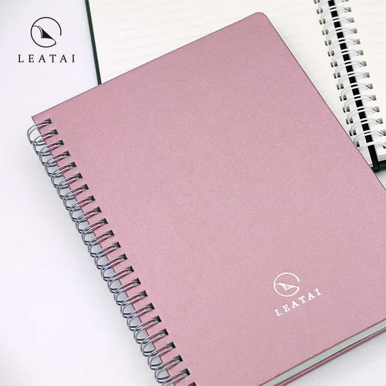 Best sell luxury self care pink wire-o planner