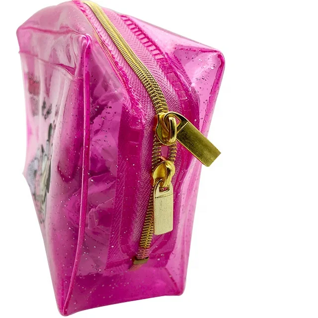 
Рекламная Высококачественная дорожная косметичка, прозрачная косметичка из ПВХ с шелковым принтом 