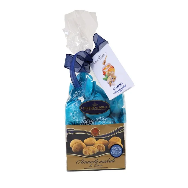 High Quality Italian Traditional Handcrafted Biscuit - Amaretto Classico - in 200g boxes - Albero del Dolce