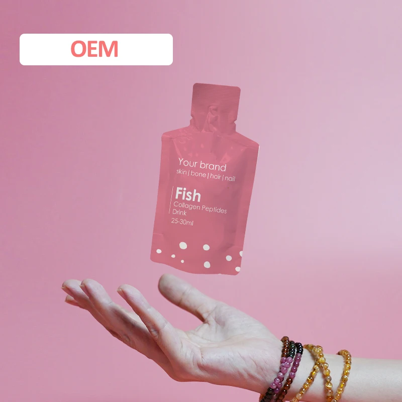 OEM your logo Collagen drink powder good for bones muscles blood in your body