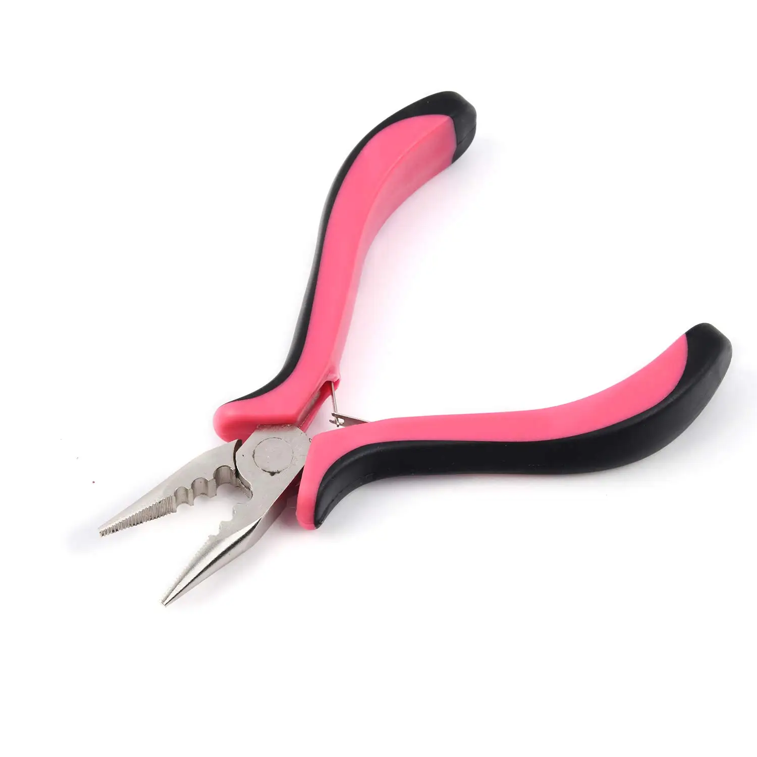 Stainless Steel Hair extension Pliers With 2 holes Hair Extension Tool For Hair Remove Micro Ring Loop Made in Pakistan