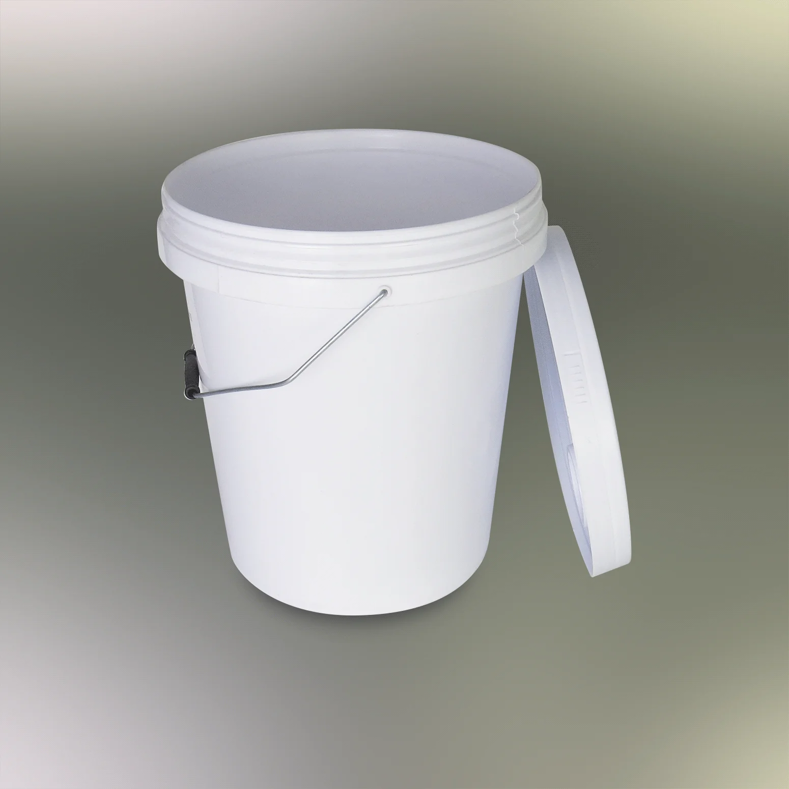 Cheap 18-Liter PP Plastic Paint Bucket Empty Metal Bucket with Oil Usage
