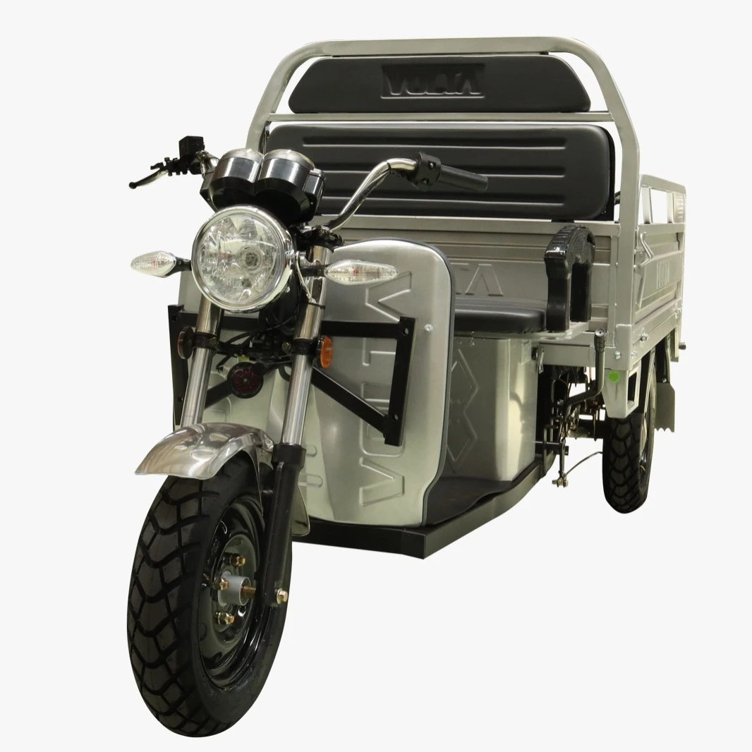 
Электрический трехколесный мопед VOLTA VT5, грузовой, серебристый 