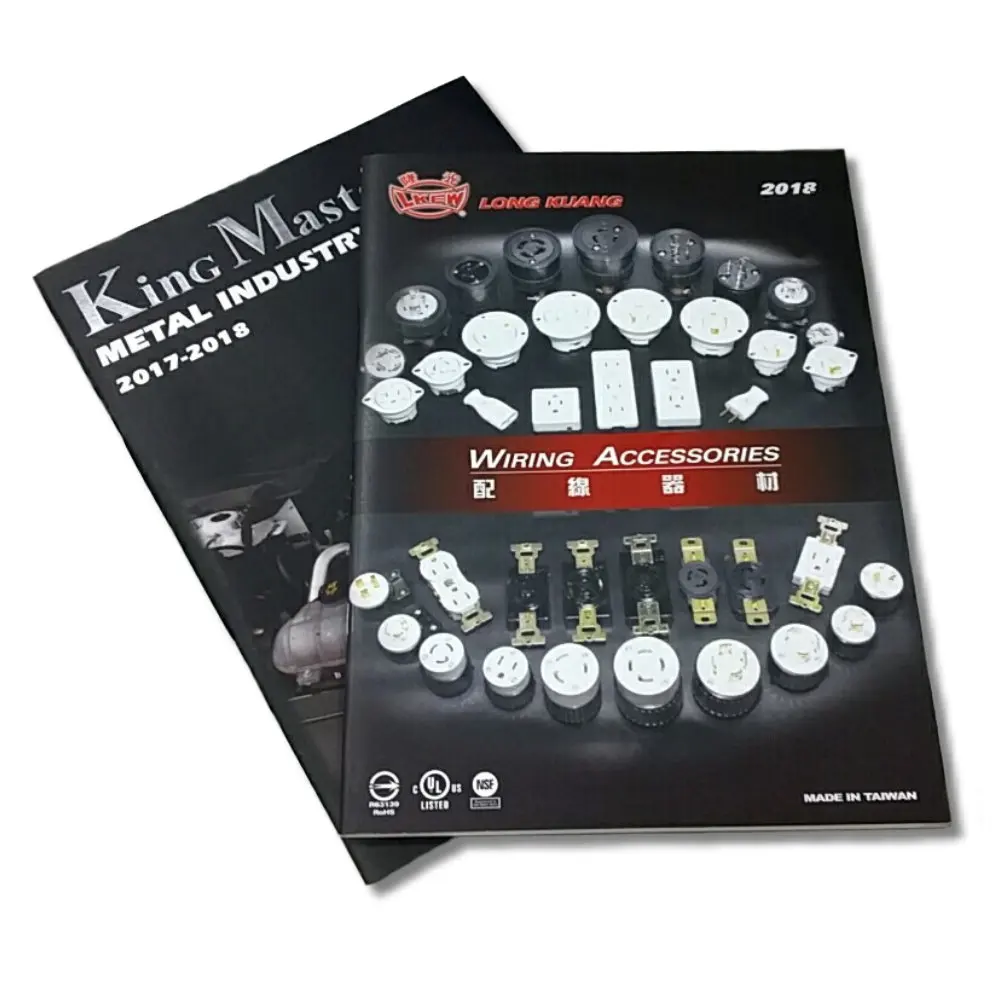 Custom Printing Matte Wiring Accessories Catalog