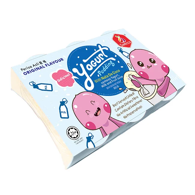 Лучшие продукты детские закуски оригинальный ароматизатор йогурт пудинг с молочным йогуртом богатый важными питательными веществами высоким содержанием белка