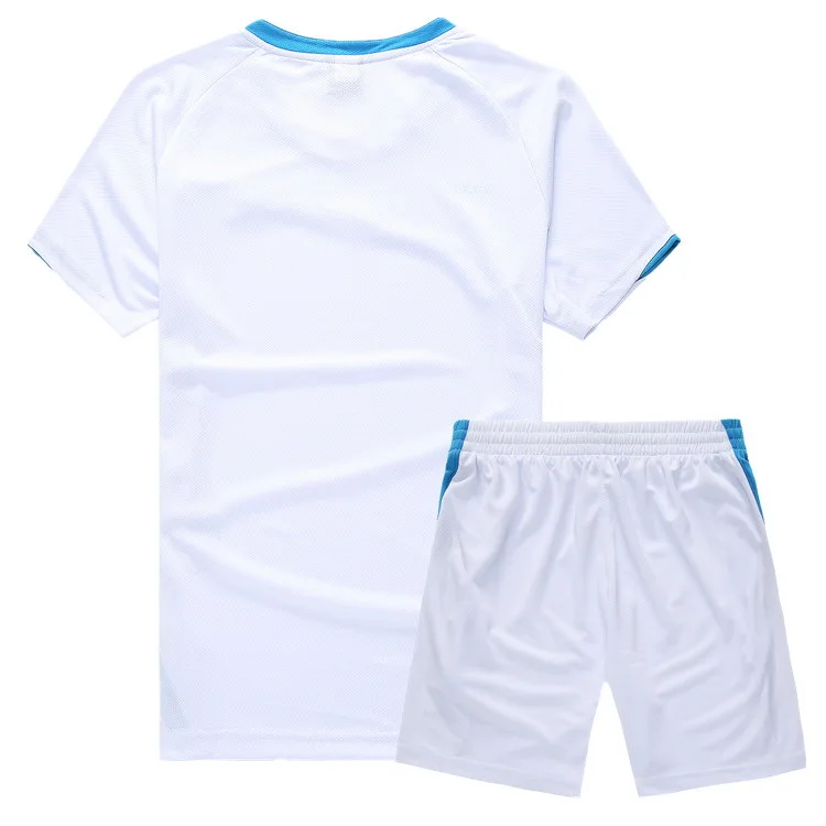 Футболки Спортивная униформа для детей одежда футбольные комплекты девочек летние детские мальчиков