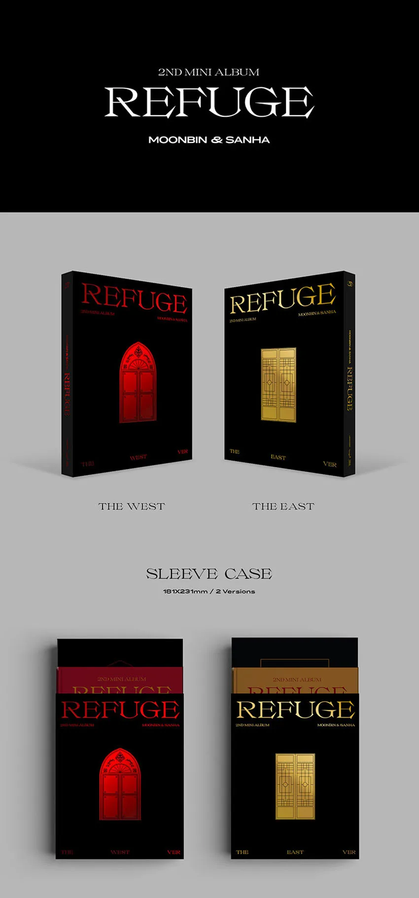 [Official Kpop] ASTRO Moonbin&Sanha - Mini Vol.2 [REFUGE]