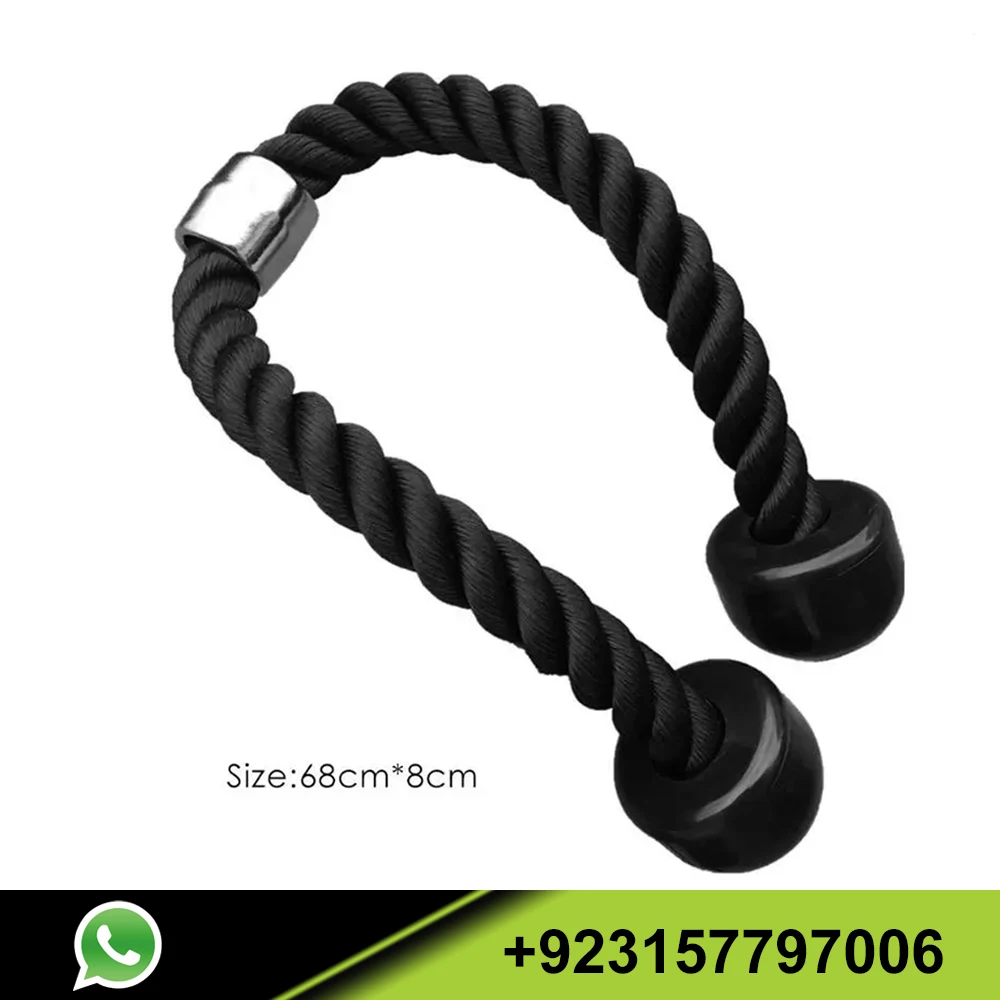 Упражнений в тренажерном зале Трицепс веревка для тяжелой атлетики прочной нейлоновой веревки с резиновым заказной домашний PK фитнес упражнений на высоком