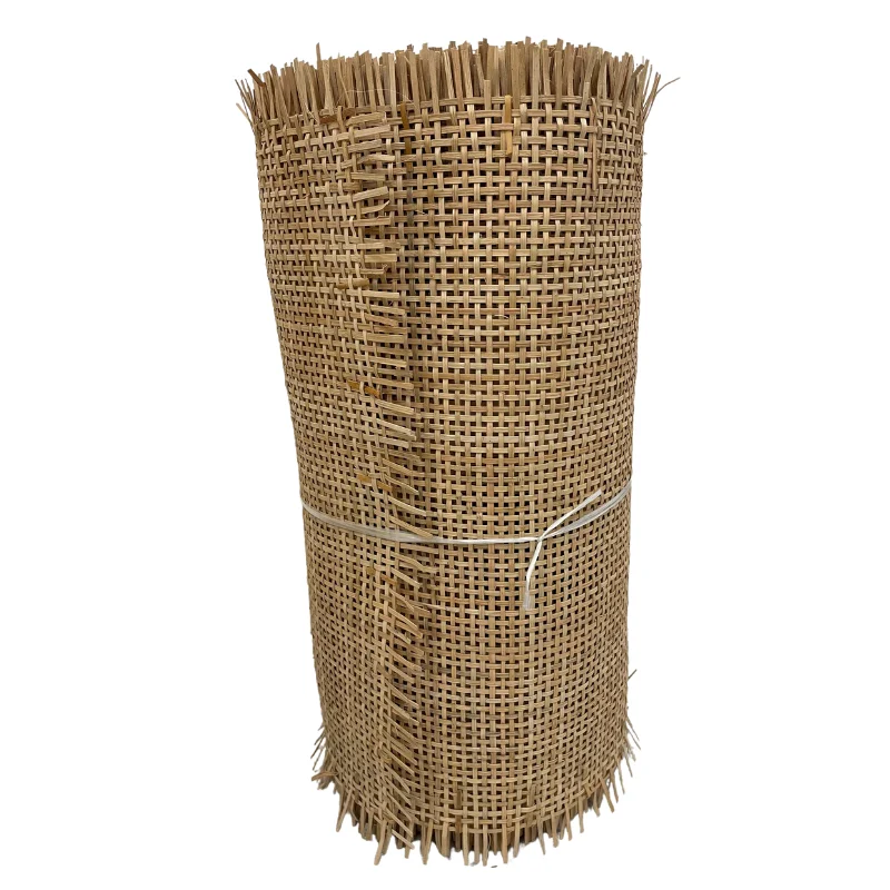 Wholesale Strong Rattan Fiber Natural Caro Rattan Cane Webbing Roll Natural Color From Vietnam