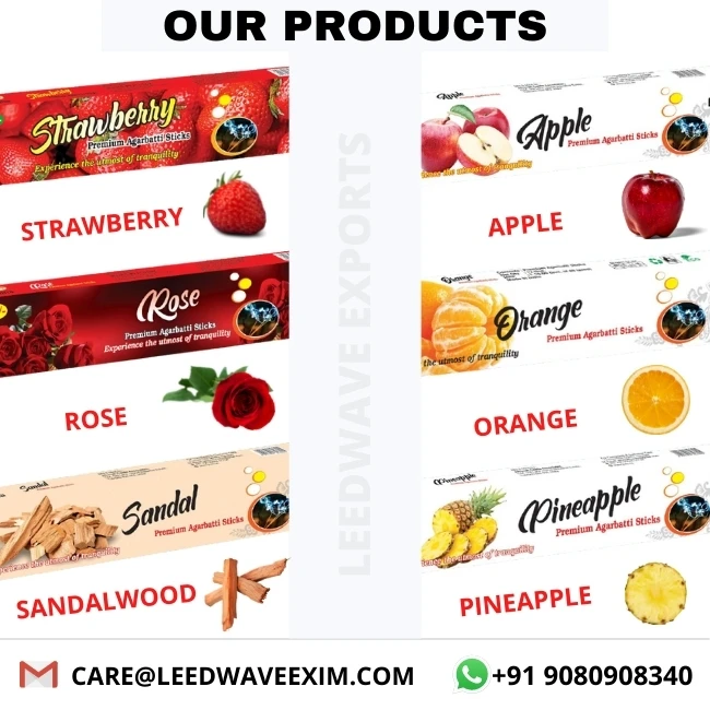 
Cheap Price High Quality Natural made incense agarbati sticks from india 