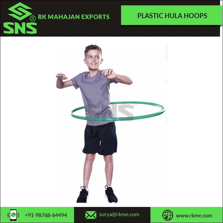 High Quality Neat & Strong Joints Plastic Hula Hoops for Recreation and Fitness Training