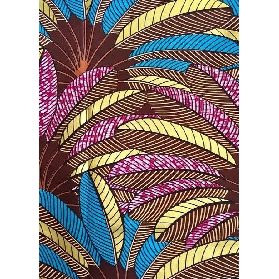 Trending Real Pagne Wax Printed Cotton Fabric Wholesaler Top Grade Dew Drop Cotton Fabric In Lot At Cheap Price