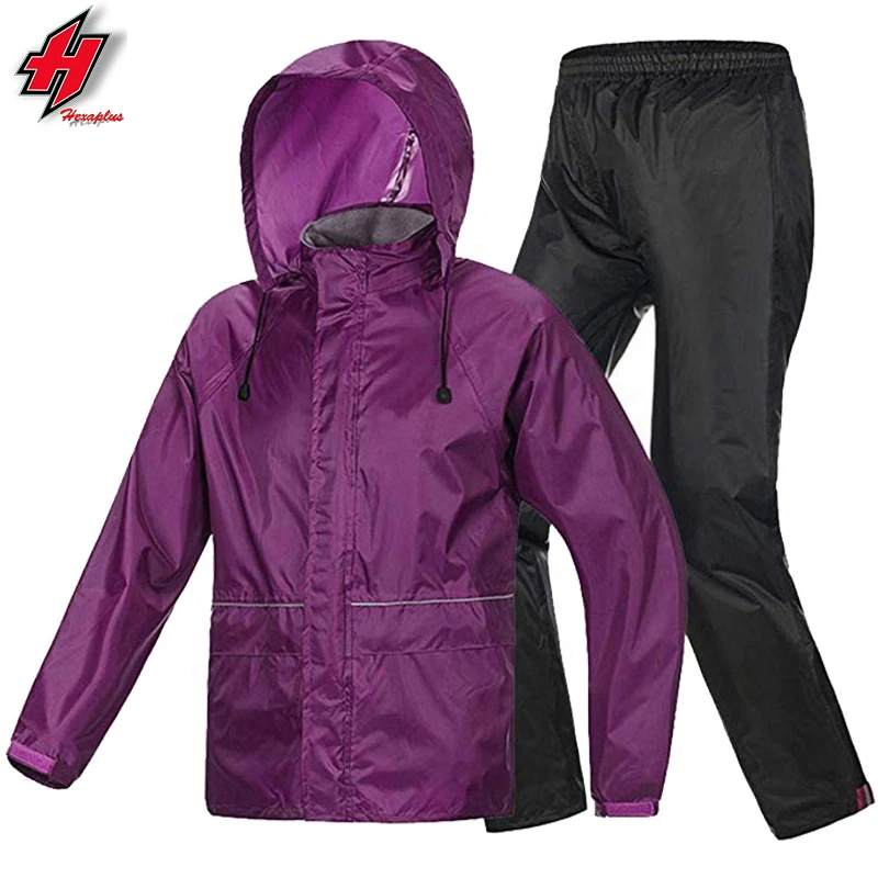 Waterproof Outerwear Motocross Racing Jacket Pants Set Fashionable Motorcycle Rain Suits Rain Gear for Men RAINWEAR Raincoats