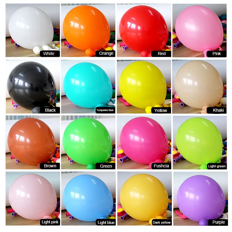 High Quality 12 inch chrome balloons  Wholesale Natural latex pearl balloons metallic balloons for Party Decoration