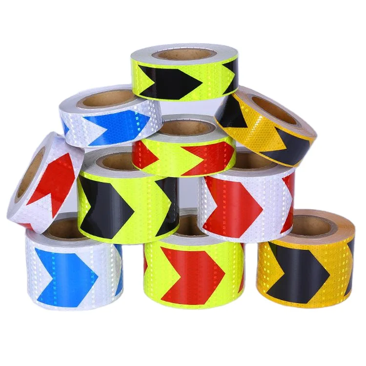 
High conspicuity reflective adhesive tape for vehicle truck 