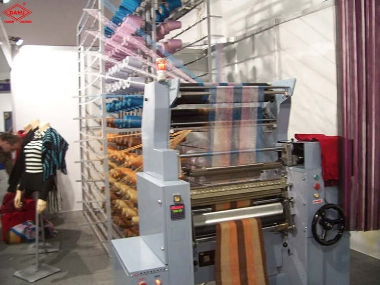 DAHU MUFFLER MAKING MACHINE WITH WARP KNITTING