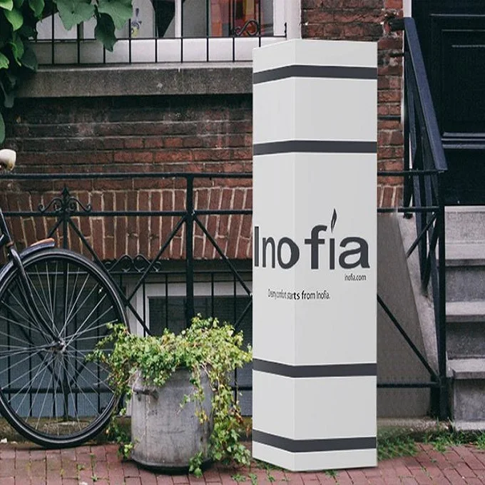 Inofia Top Design UK high quality memory foam latex 5 star hotel bed mattress