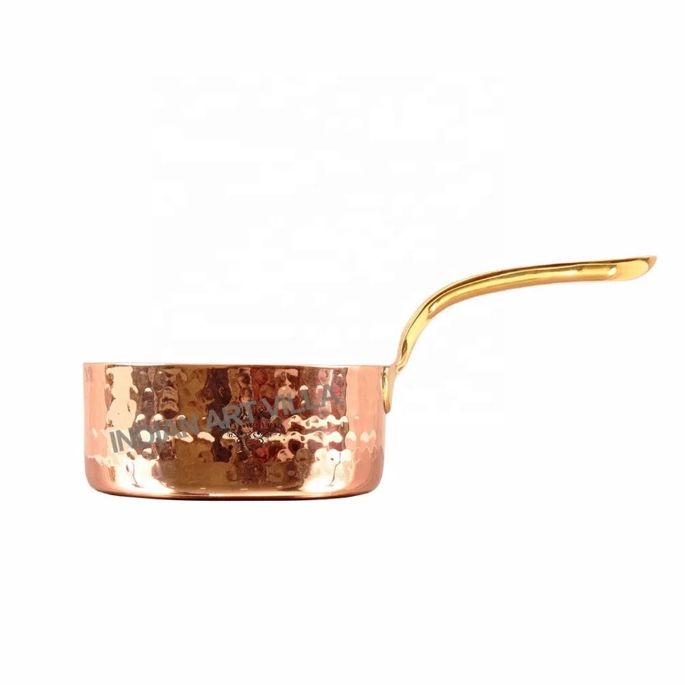 Best Quality Copper Pan And Pot At Wholesale Price Copper Hammered Pot Pan With Inside Tin Lining Supplier & Manufacturer