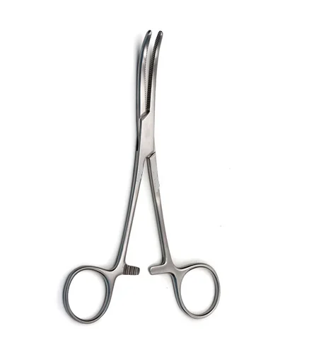 Rochester Pean Hemostatic Forceps Curved + Straight 16cm