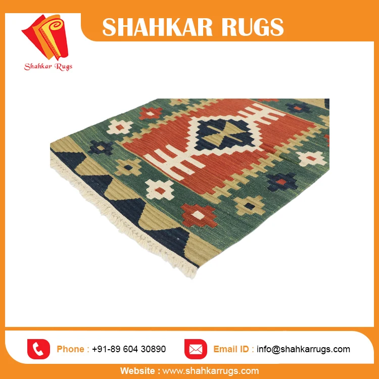 Commercial Customized Wool Kilim Rug Sets Plush Runner Rugs for Hotel Guestrooms & Kitchen Bulk Price Custom Logo Design