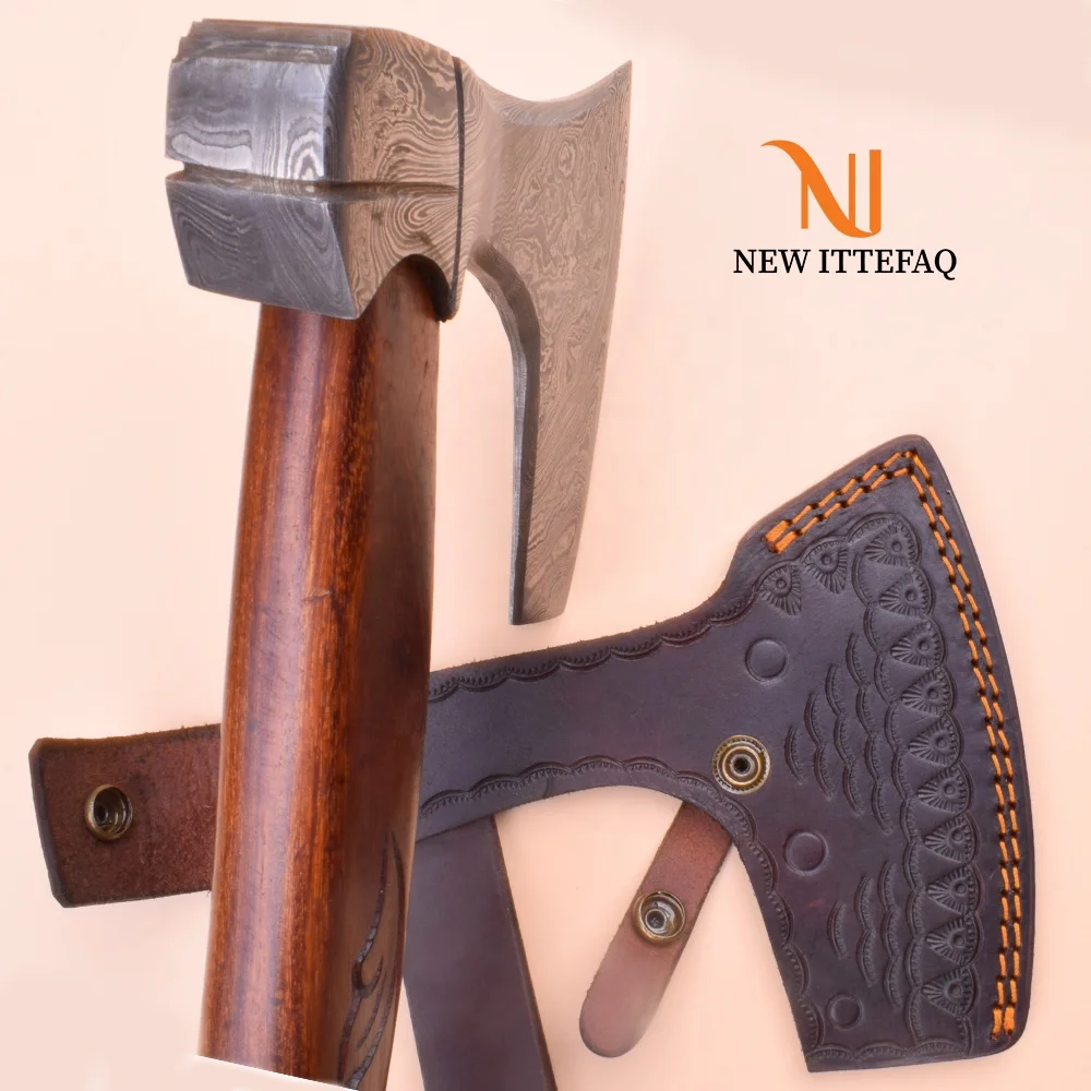 
Damascus Knife Custom Handmade | 17.5