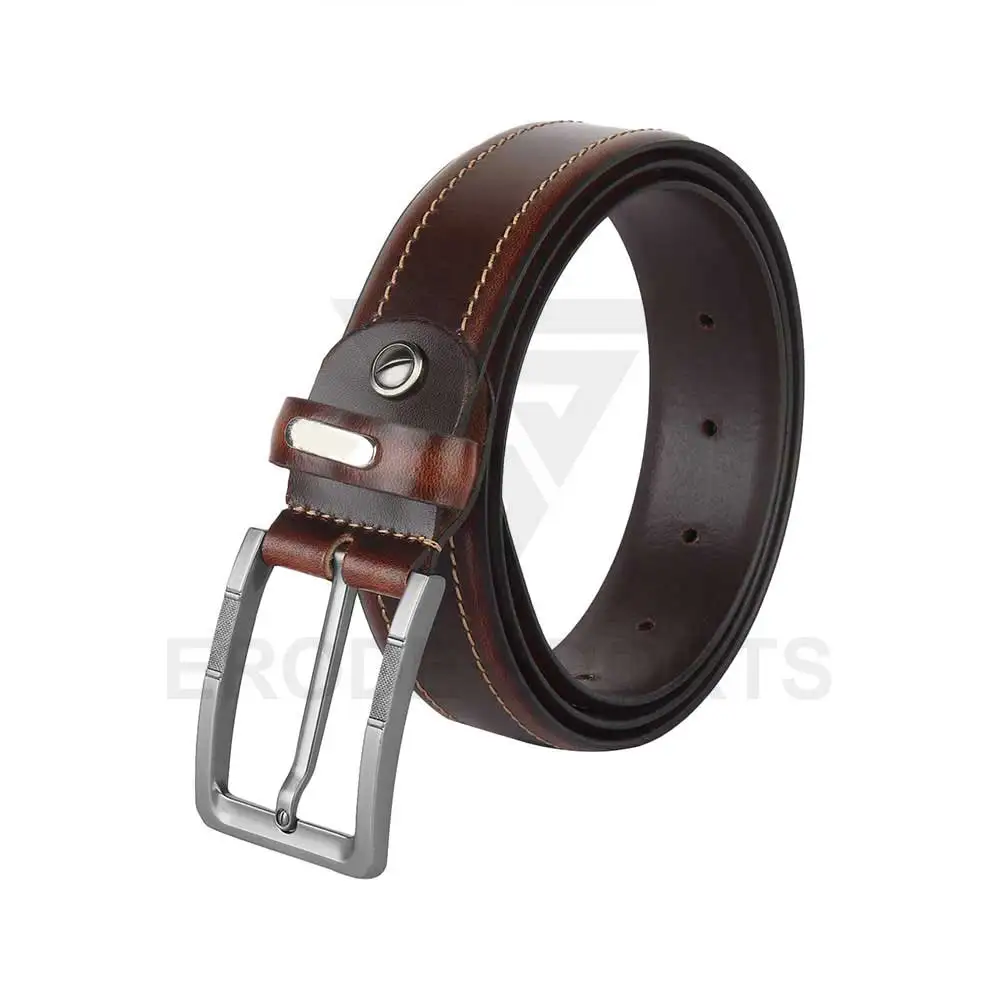 2022 Hot Double Sides PU Leather Reversible Belt for Men Black and Brown Dress Belt Rotate Buckle Belt