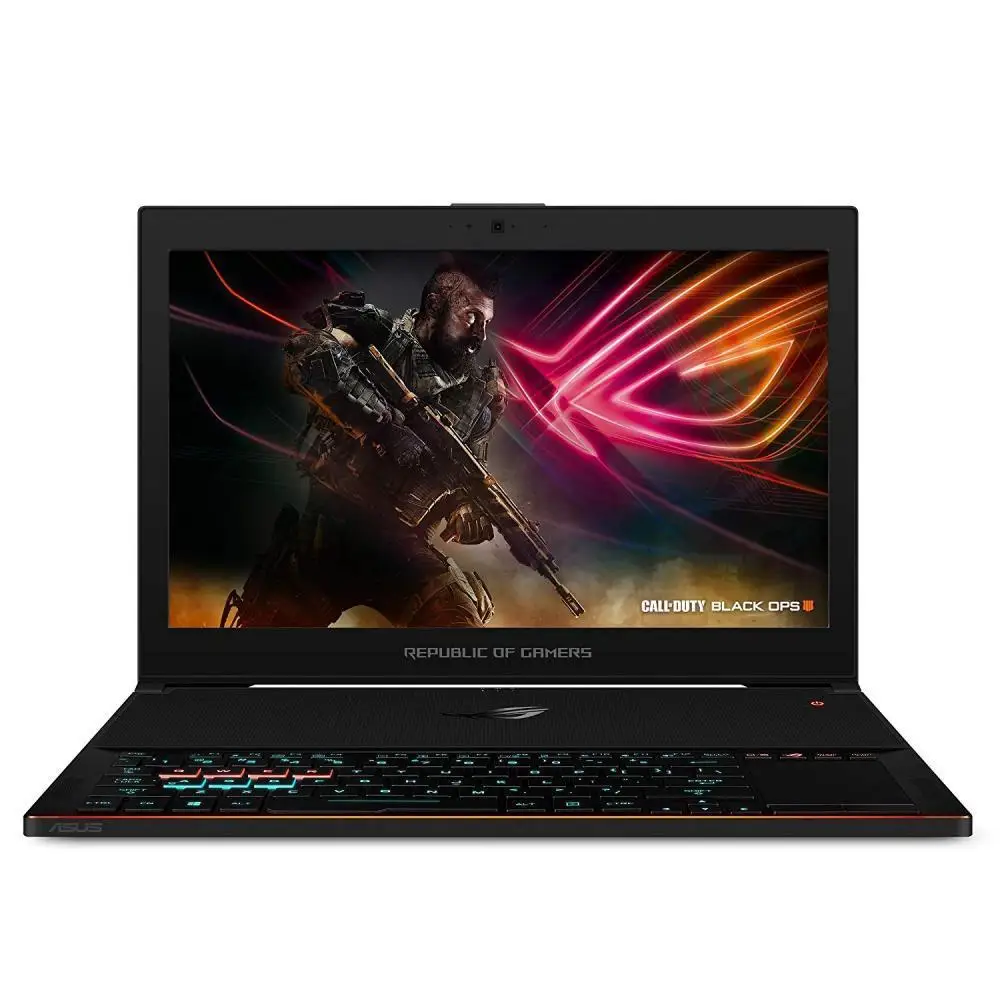  Новый A-ASUS ROG Зефир GX501 ультра тонкий 15 6 'Full HD 144 Гц GTX 1080 Intel Core i7-8750H 16 Гб DDR4 512 PCIe SSD игровой ноутбук
