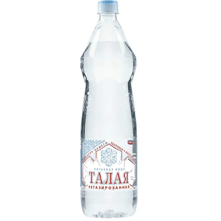 Бутылка для питьевой воды TALAYA 1 25 л. ПЭТ нормализации работы питьевая