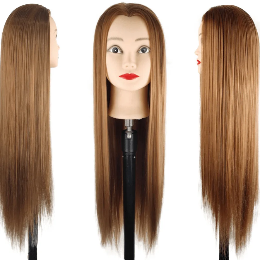 Professional hairdressing dummy hair mannequins heads training head with hair