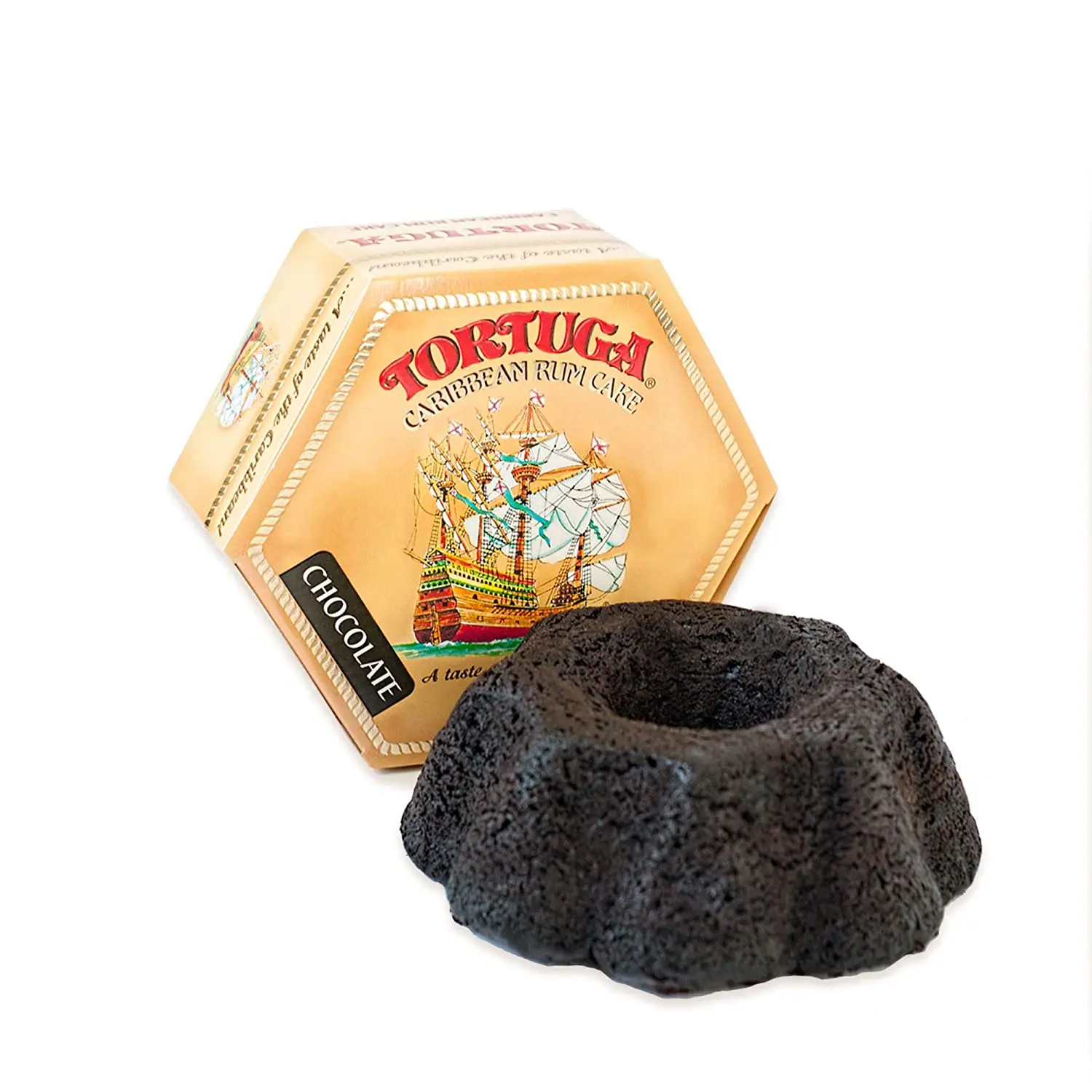 TORTUGA Caribbean CHOCOLATE Rum Cake - 16 oz - The Perfect Premium Gourmet Gift for Gift Baskets Giveaways