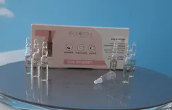 Electra 7 Days Sos Synergy Face Serum single dose ampoules Soothing Treatment Made in Italy Homeuse
