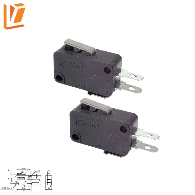 VS10N011-C2 Short hinge lever push button micro switch