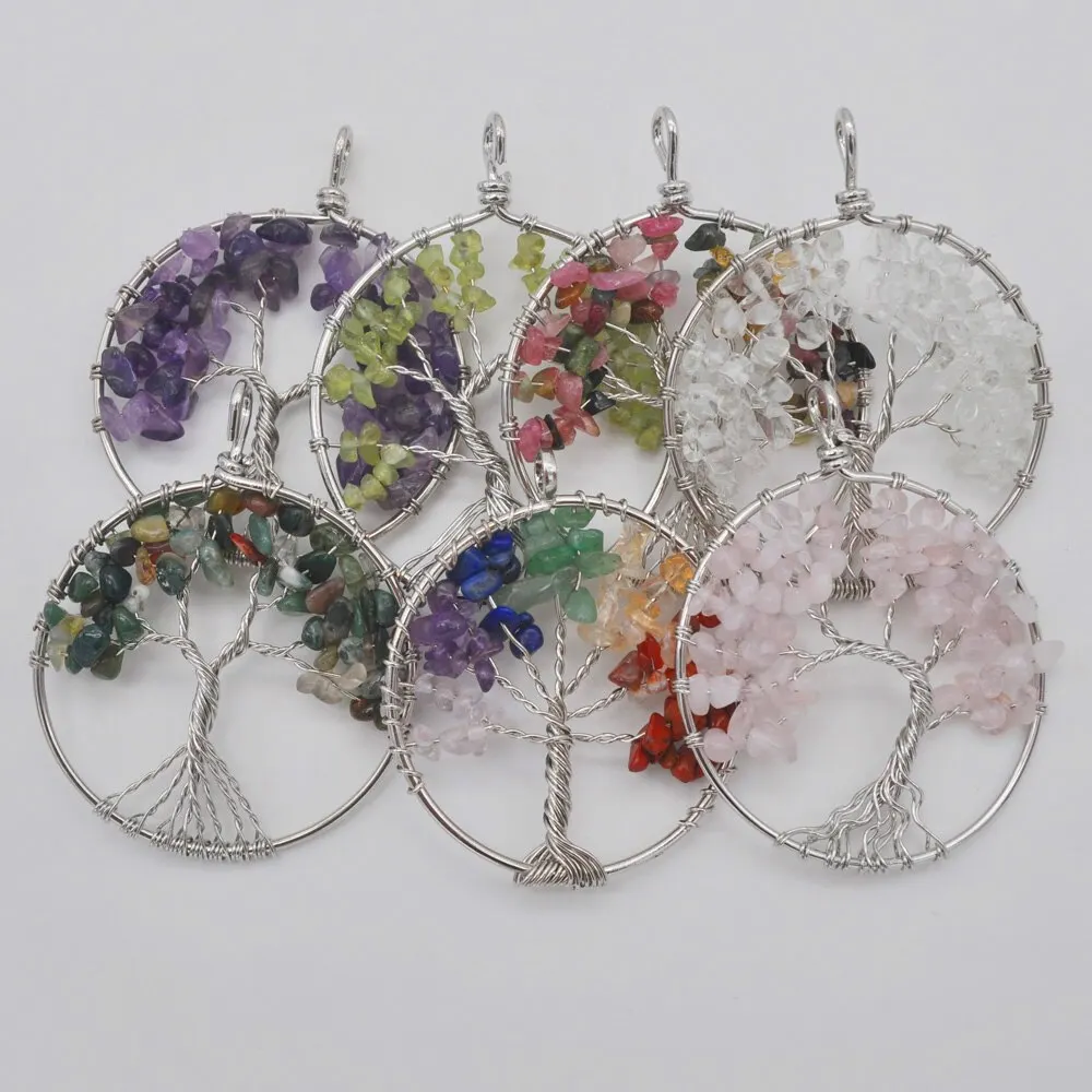 
Кулоны Hanamade с древом жизни, чакры, оптовая продажа, кулоны, лучшее качество, кулоны, купить из хрустального агата, экспорт 