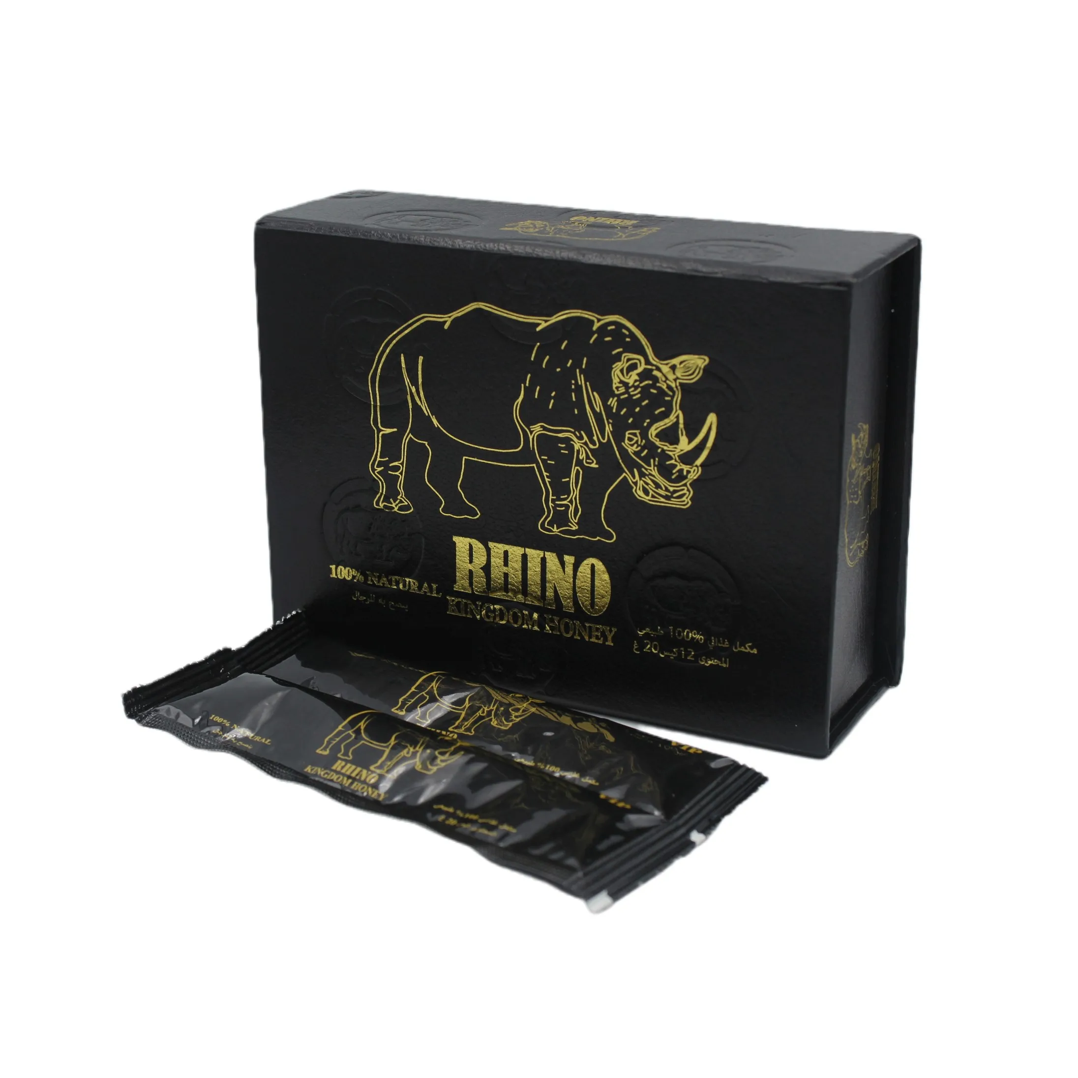 Rhino Kingdom Honey 12 sachets x 20g Original Honey Malaysia