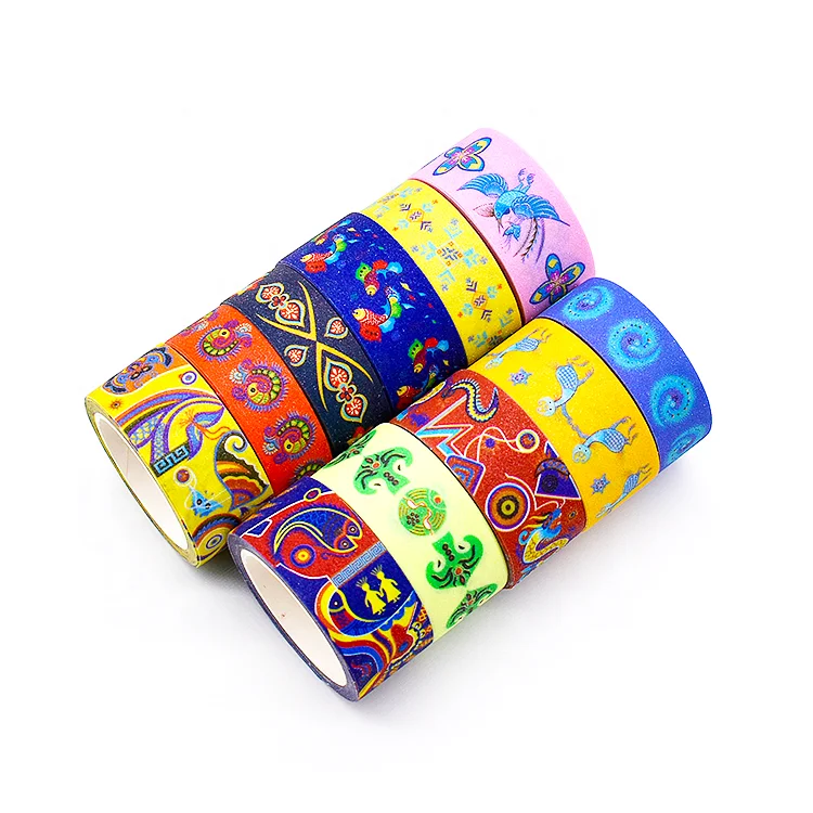 American Craft Waterproof Glitter Masking Washi Tapes custom