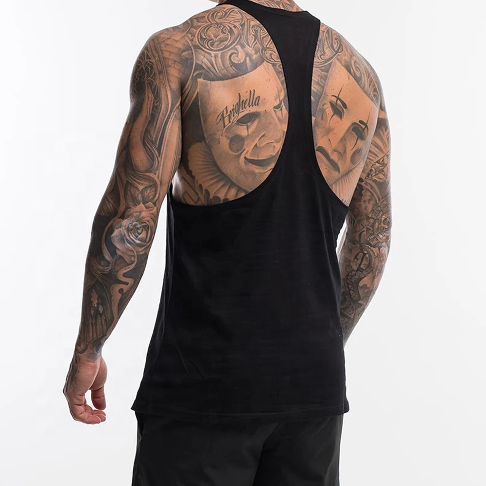 Dry Fit Fitness Gym Tank Tops Custom Made Vests Singlets China Supplier Customize Sports Men Sublimation Quantity Print Summer