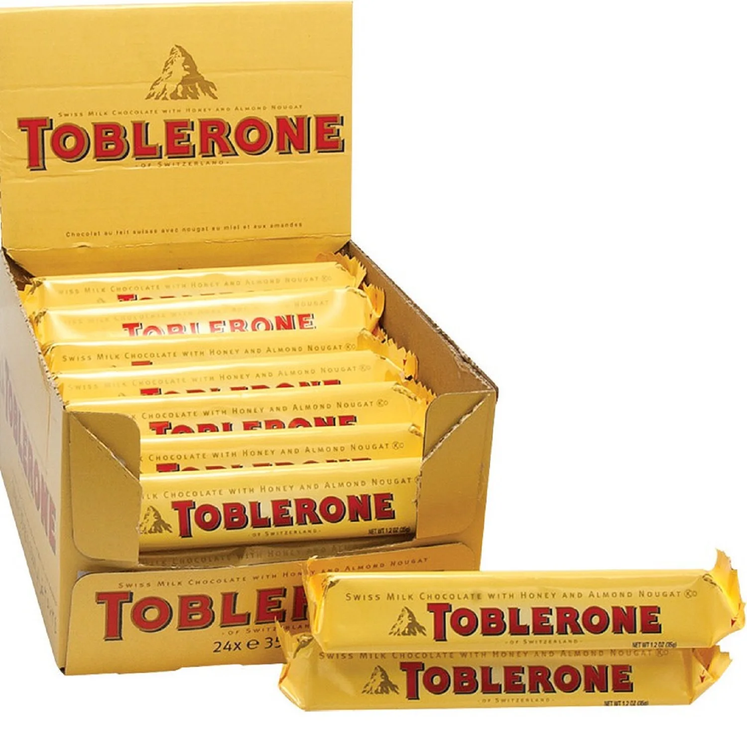 Toblerone Tiny Swiss Milk Chocolate With Honey & Almond Nougat 272g